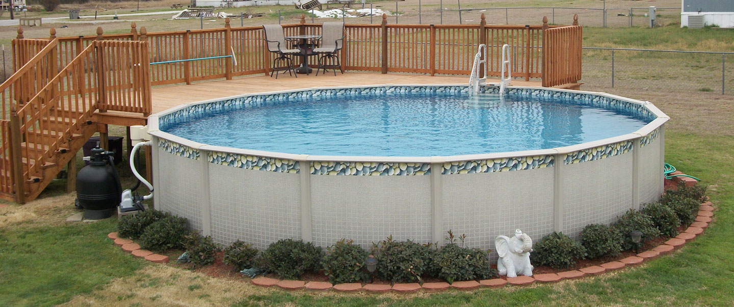 SHOWS HOW TO ERECT OUR POOLS WITH PHOTOS ABOVE GROUND POOL INSTRUCTION BOOKLET 