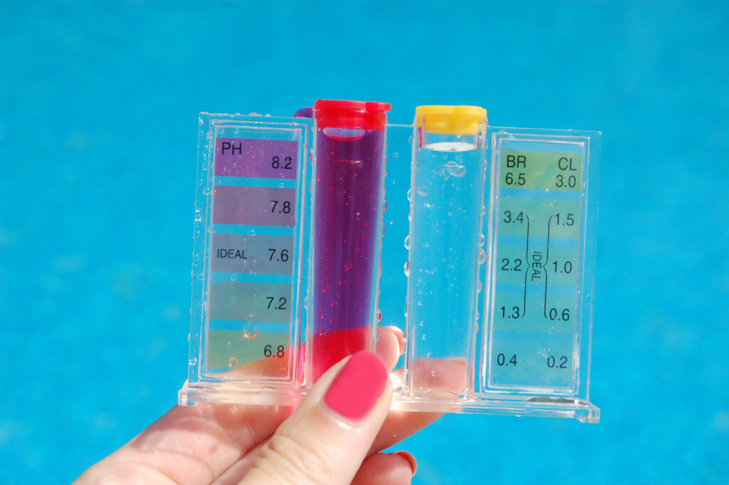 7 Best Practice Tips for Pool Water Testing 8 Pool water testing and quality chemicals are the key to clean water.